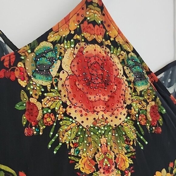 Camilla‎ Lift the Veil Flounce Halterneck Layered Playsuit Romper Size 1 b57 - Picture 9 of 16